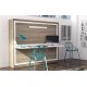 ARMOIRE LIT ESCAMOTABLE HORIZONTAL AVEC BUREAU
