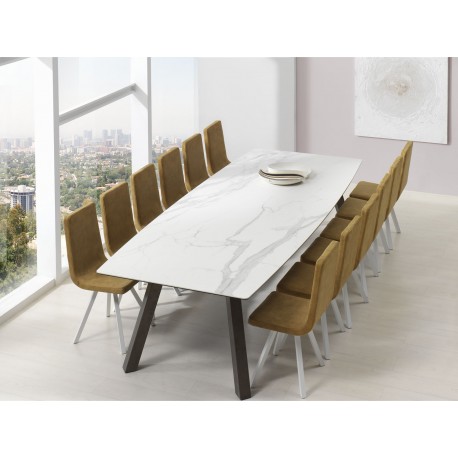 Table A Manger Ovale Design Extensible 160 200 Cm X 90 Cm X 76 Cm