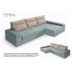 TERRA canapés 2 ou 3 places & canapé d'angle RELAX + CONVERTIBLE tissu & coloris au choix