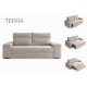 TERRA canapés 2 ou 3 places & canapé d'angle RELAX + CONVERTIBLE tissu & coloris au choix