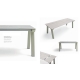 Table extensible KU/05 PLUS avec plateau et allonges en céramique DEKTON vendue par PROMO-DESIGN situé proche de Toulon