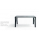  Table avec pieds design KU/06 pour intérieur et extérieur avec plateau en Céramique sur verre ou en Dekton              