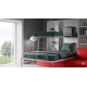 Lit superposé escamotable vertical 3 couchages et canapé pour gagner des mètres carrés pas cher dans un studio à Hyères